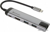 Док-станция Verbatim USB-C Multiport Hub 49141