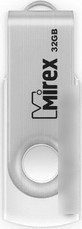 USB Flash Mirex SWIVEL WHITE 32GB (13600-FMUSWT32) - фото 1 - id-p214644440