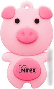 USB Flash Mirex PIG PINK 16GB (13600-KIDPIP16) - фото 1 - id-p214644447
