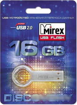 USB Flash Mirex ROUND KEY 16GB (13600-DVRROK16) - фото 2 - id-p214644448