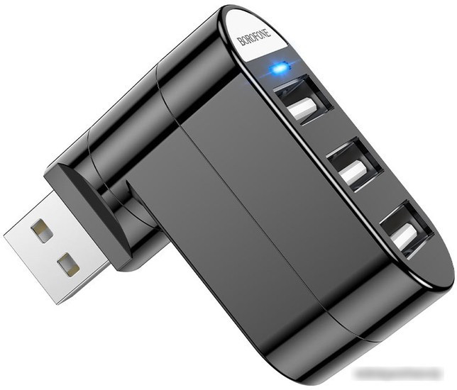 USB-хаб Borofone DH3 - фото 1 - id-p214635151