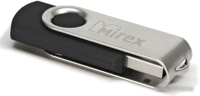 USB Flash Mirex Swivel Black 32GB [13600-FMURUS32] - фото 2 - id-p214644458