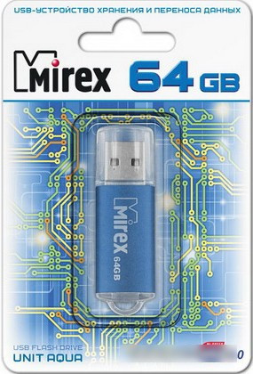 USB Flash Mirex UNIT AQUA 64GB (13600-FMUAQU64) - фото 2 - id-p214644478