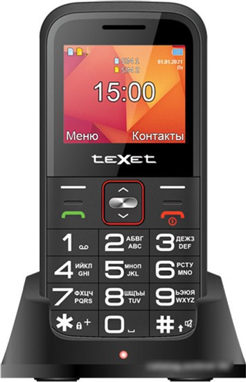 Мобильный телефон TeXet TM-B418 (черный) - фото 2 - id-p214649641