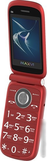 Мобильный телефон Maxvi E6 (красный) - фото 4 - id-p214649650