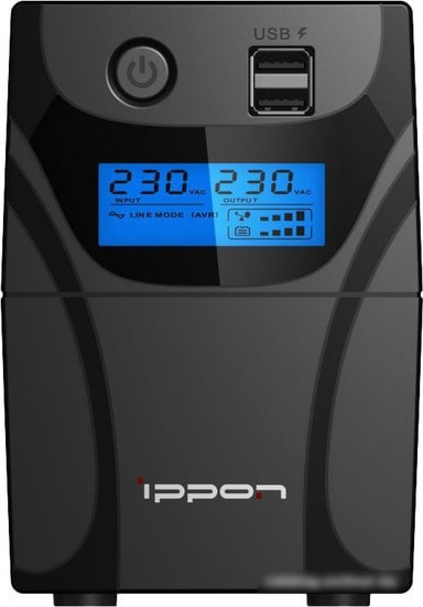 Источник бесперебойного питания IPPON Back Power Pro II 650 Euro - фото 3 - id-p214639300