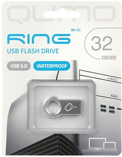 USB Flash QUMO Ring 3.0 32GB - фото 3 - id-p214644516