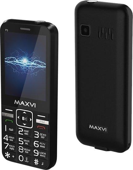 Мобильный телефон Maxvi P3 (черный) - фото 4 - id-p214649674