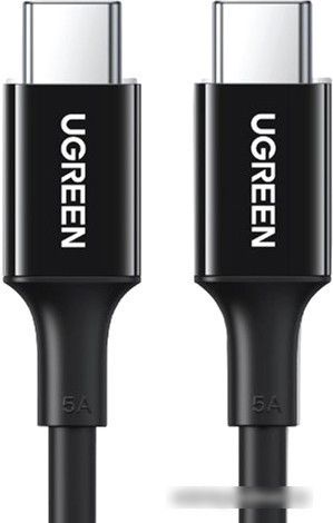 Кабель Ugreen US300 80372 USB Type-C - USB Type-C (2 м, черный) - фото 1 - id-p214635238