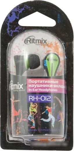 Наушники Ritmix RH-012 (черный) - фото 2 - id-p214641809