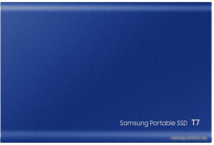 Внешний накопитель Samsung T7 500GB (синий) - фото 4 - id-p214645660