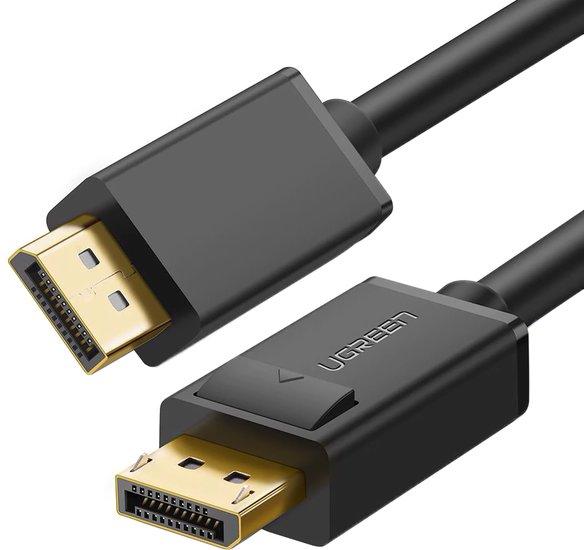 Кабель Ugreen DP102 10244 DisplayPort 1.2 - DisplayPort 1.2 (1 м, черный) - фото 1 - id-p214635258