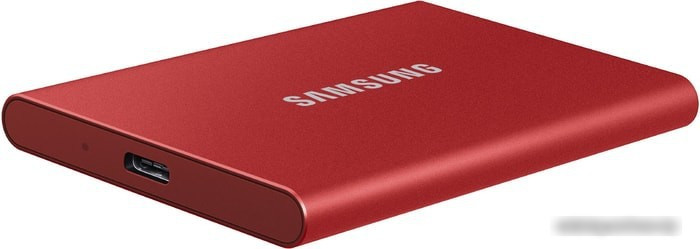 Внешний накопитель Samsung T7 500GB (красный) - фото 5 - id-p214645663