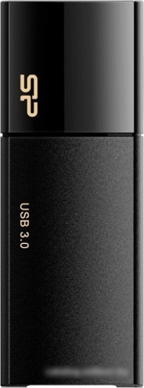 USB Flash Silicon-Power Blaze B05 Black 64GB (SP064GBUF3B05V1K) - фото 1 - id-p214644560
