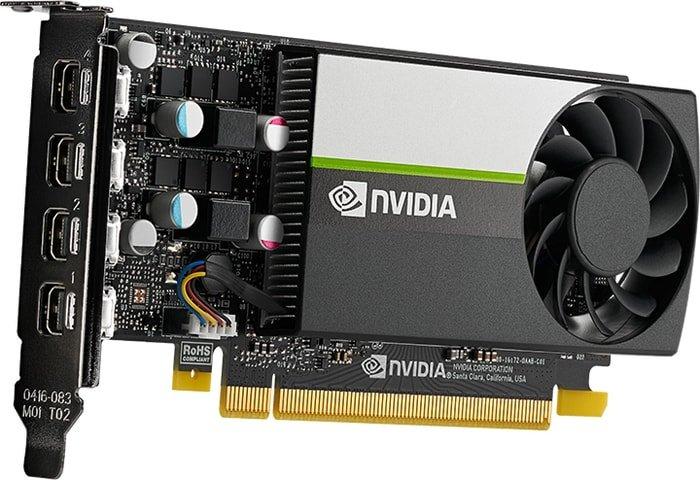 Видеокарта PNY Nvidia T1000 4GB GDDR6 VCNT1000-BLK - фото 2 - id-p214645546