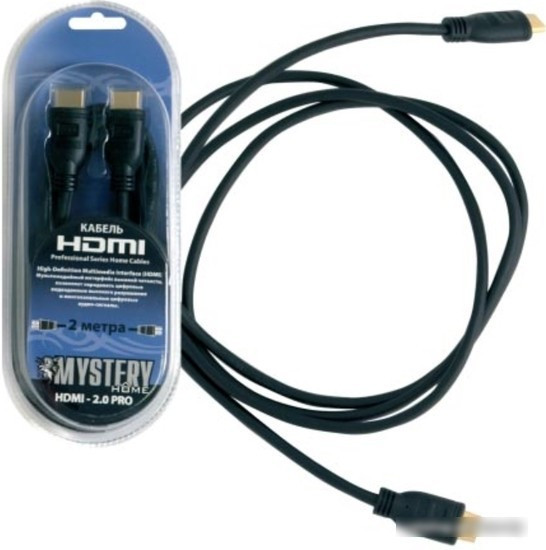 Кабель Mystery HDMI - HDMI HDMI1.5pro (1.5 м, черный) - фото 1 - id-p214638263