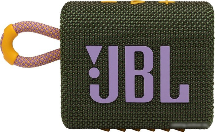 Беспроводная колонка JBL Go 3 (зеленый) - фото 2 - id-p214641001