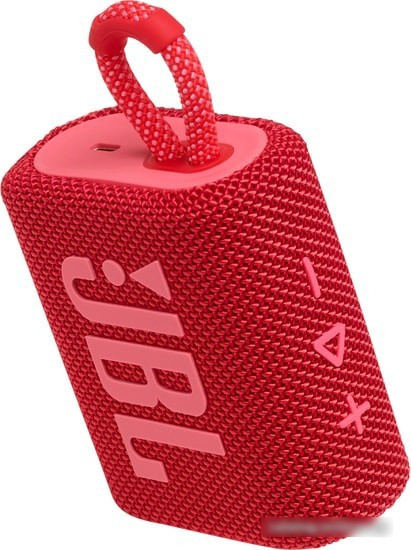 Беспроводная колонка JBL Go 3 (красный) - фото 4 - id-p214641008