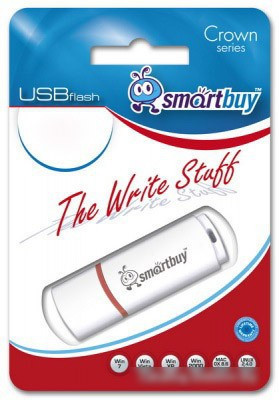 USB Flash Smart Buy Crown White 32GB (SB32GBCRW-W) - фото 3 - id-p214644707