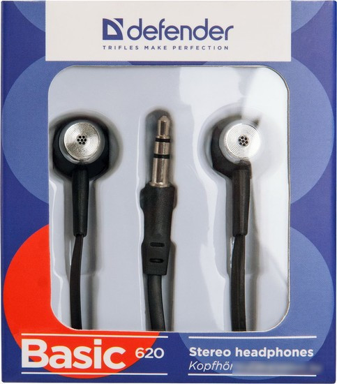 Наушники Defender Basic 620 (черный) - фото 3 - id-p214642014