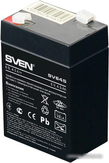 Аккумулятор для ИБП SVEN SV645 - фото 2 - id-p214649857