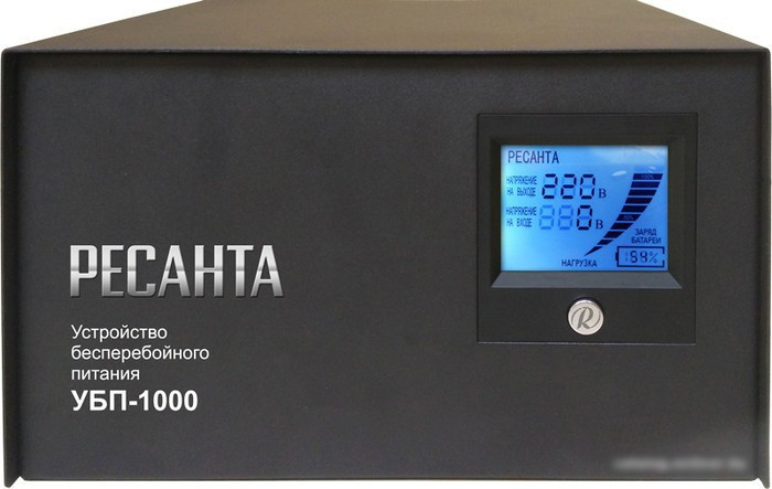 Источник бесперебойного питания Ресанта УБП-1000 - фото 1 - id-p214639535