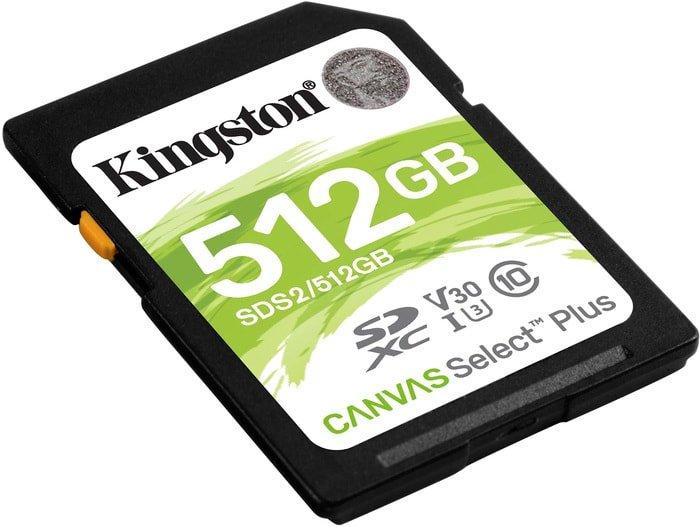Карта памяти Kingston Canvas Select Plus SDXC 512GB - фото 2 - id-p214644731