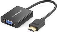 Адаптер Ugreen MM102 40233 HDMI - VGA (0.25 м, черный)