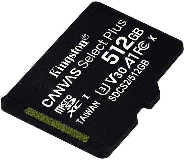 Карта памяти Kingston Canvas Select Plus microSDXC 512GB - фото 2 - id-p214644740