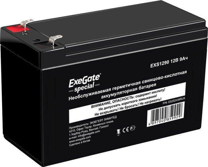Аккумулятор для ИБП ExeGate Special EXS1290 (12В/9 А·ч) [ES252438RUS] - фото 1 - id-p214649905