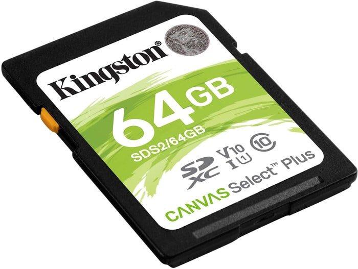 Карта памяти Kingston Canvas Select Plus SDXC 64GB - фото 2 - id-p214644755