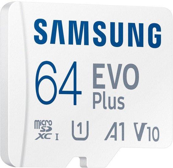 Карта памяти Samsung EVO Plus 2021 microSDXC 64GB (с адаптером) - фото 3 - id-p214644769