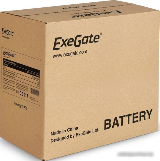 Аккумулятор для ИБП ExeGate DTM 1255 (12В, 55 А·ч) - фото 4 - id-p214649918