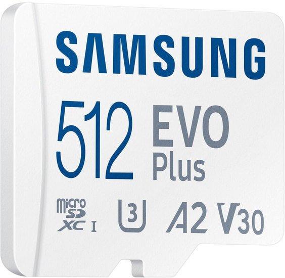 Карта памяти Samsung EVO Plus 2021 microSDXC 512GB (с адаптером) - фото 3 - id-p214644772