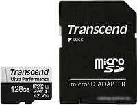 Карта памяти Transcend microSDXC 340S 128GB (с адаптером)