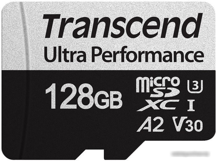 Карта памяти Transcend microSDXC 340S 128GB (с адаптером) - фото 2 - id-p214644777