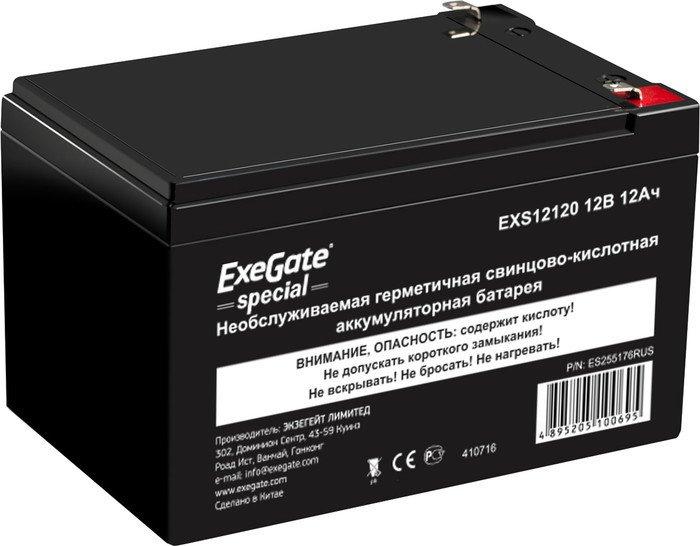 Аккумулятор для ИБП ExeGate Special EXS12120 (12В/12 А·ч) [ES255176RUS] - фото 1 - id-p214649930