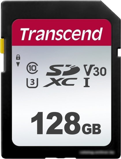 Карта памяти Transcend SDXC 300S 128GB - фото 1 - id-p214644785