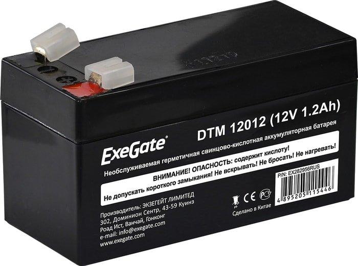 Аккумулятор для ИБП ExeGate DTM 12012 (12В, 1.2 А·ч) - фото 2 - id-p214649936
