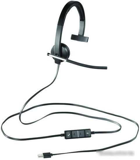 Наушники Logitech USB Headset Mono H650e (981-000513) - фото 3 - id-p214642086