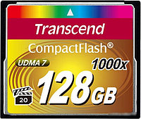 Карта памяти Transcend 1000x CompactFlash Ultimate 128GB (TS128GCF1000)