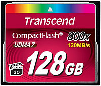 Карта памяти Transcend 800x CompactFlash Premium 128GB (TS128GCF800)