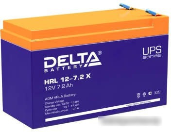 Аккумулятор для ИБП Delta HRL 12-7.2 X (12В/7.2 А·ч) - фото 1 - id-p214649978