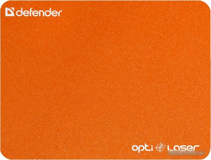 Коврик для мыши Defender Silver Opti-Laser (оранжевый) - фото 1 - id-p214638551