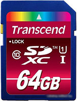 Карта памяти Transcend SDXC UHS-I (Class 10) 600x Ultimate 64GB (TS64GSDXC10U1)