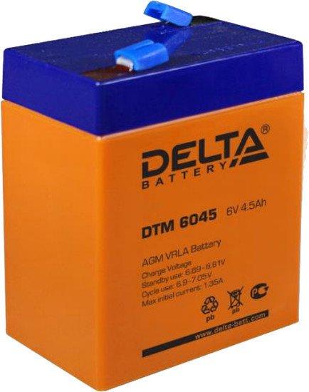 Аккумулятор для ИБП Delta DTM 6045 (6В/4.5 А·ч) - фото 1 - id-p214649984