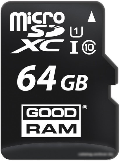 Карта памяти GOODRAM M1AA microSDXC M1AA-0640R12 64GB (с адаптером) - фото 3 - id-p214644837