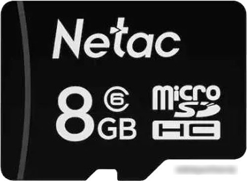 Карта памяти Netac P500 Standard 8GB NT02P500STN-008G-S - фото 1 - id-p214644872