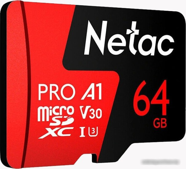 Карта памяти Netac P500 Extreme Pro 64GB NT02P500PRO-064G-S - фото 2 - id-p214644874