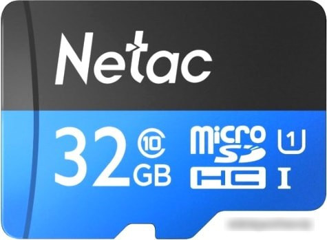 Карта памяти Netac P500 Standard 32GB NT02P500STN-032G-R + адаптер - фото 1 - id-p214644890